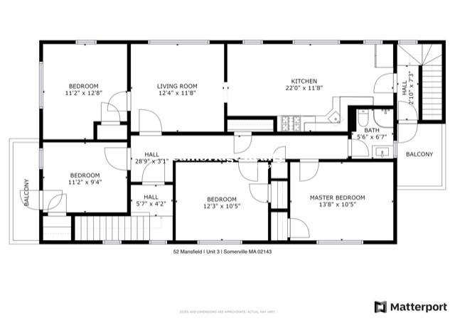Apartment for rent at 52 Mansfield St #T, Somerville, MA 02143