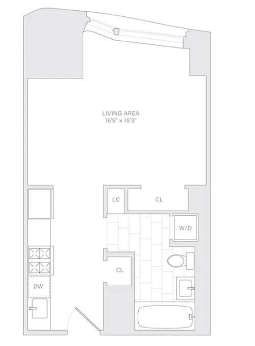 Apartment for rent at 29 Beekman St #19U, New York, NY 10038