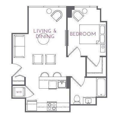 Apartment for rent at 201 N Garland #803, Chicago, IL 60601