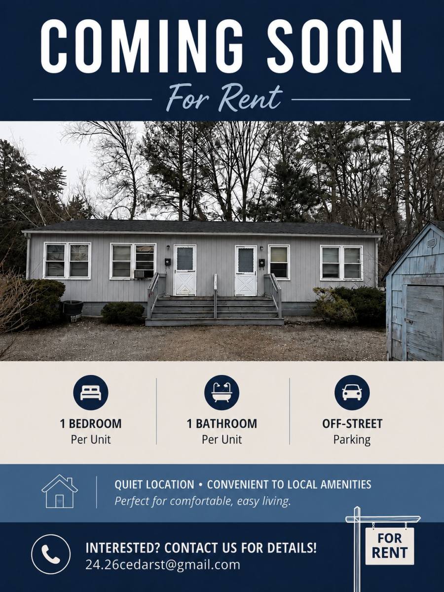 Apartment for rent at 24-26 Cedar St #26-5, New Egypt, NJ 08533