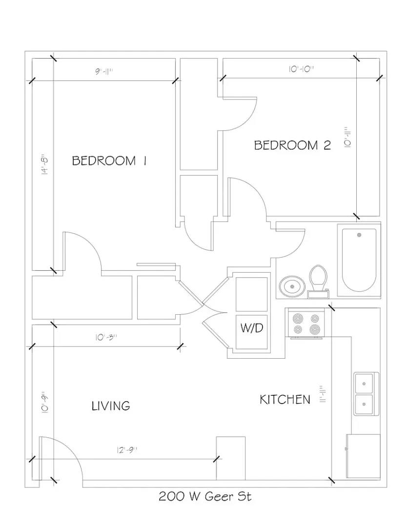 Apartment for rent at 200-204 W Geer St, Durham, NC 27701