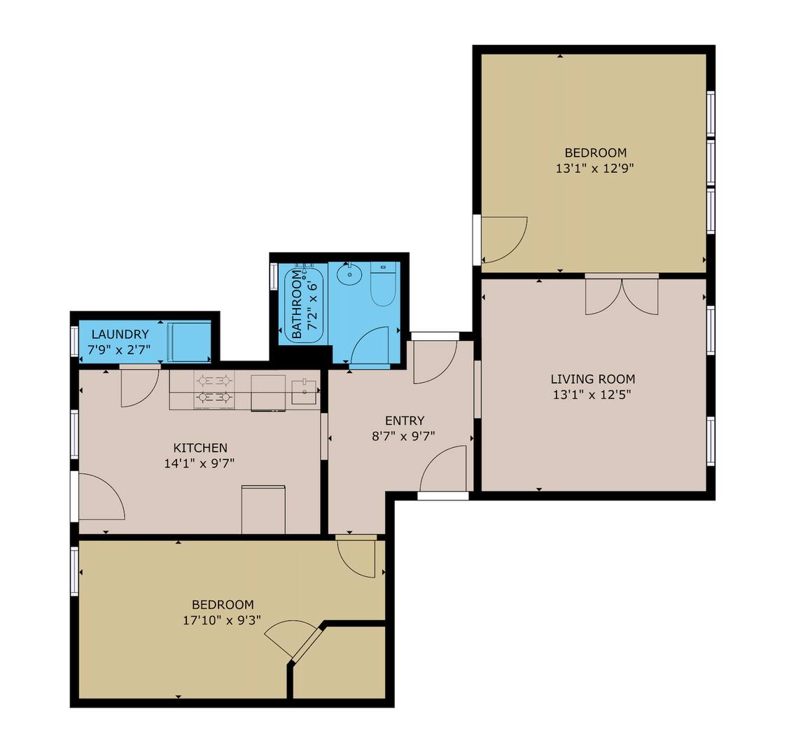 Apartment for rent at 1253 W Grace, Chicago, IL 60613