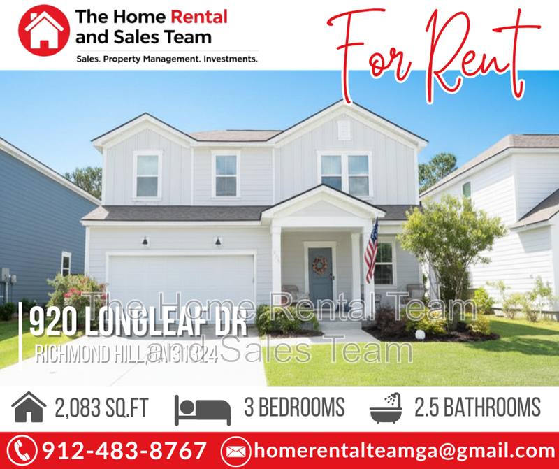 House for rent at 920 Longleaf Dr, Richmond Hill, GA 31324