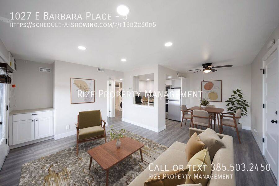 Apartment for rent at 1027 E Barbara Place, Salt Lake City, UT 84102