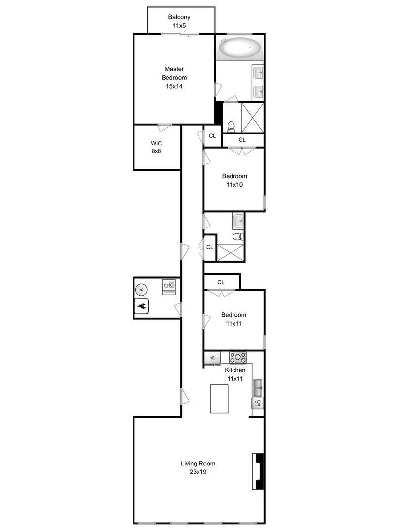 Apartment for rent at 3849 N Southport Ave #4, Chicago, IL 60613