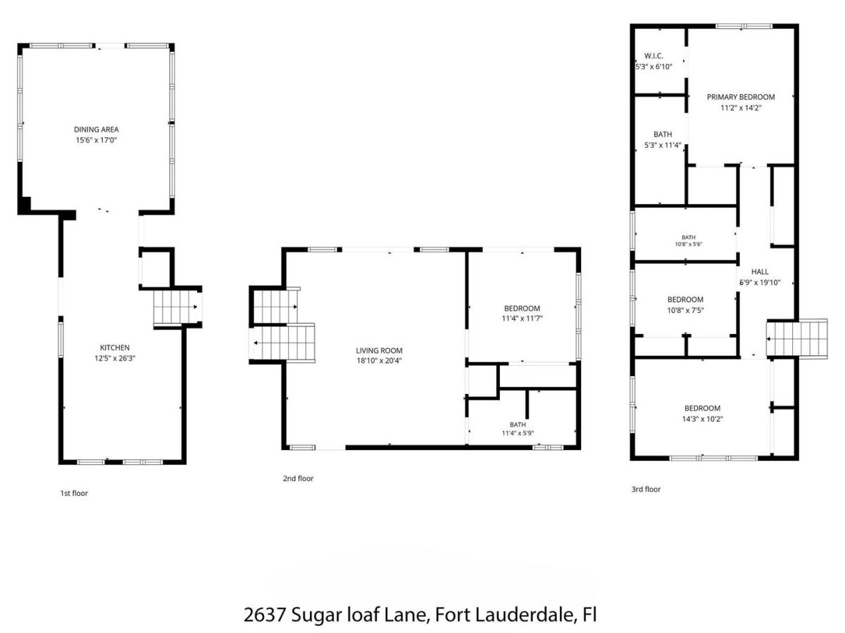 House for rent at 2637 Sugarloaf Lane, Fort Lauderdale, FL 33312