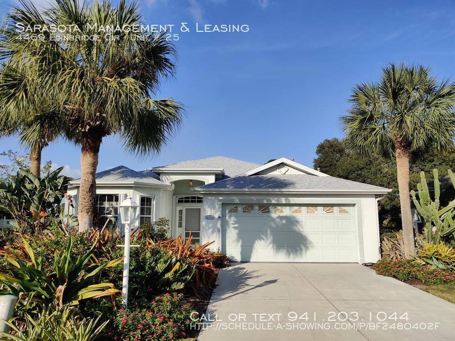 House for rent at 4469 Edinbridge Circle #25, Sarasota, FL 34235