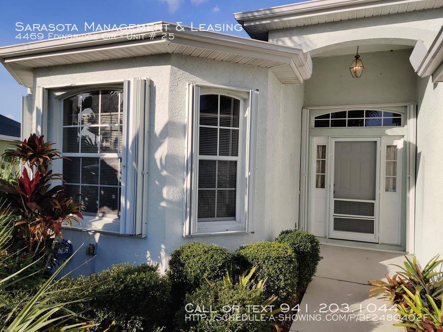 House for rent at 4469 Edinbridge Circle #25, Sarasota, FL 34235