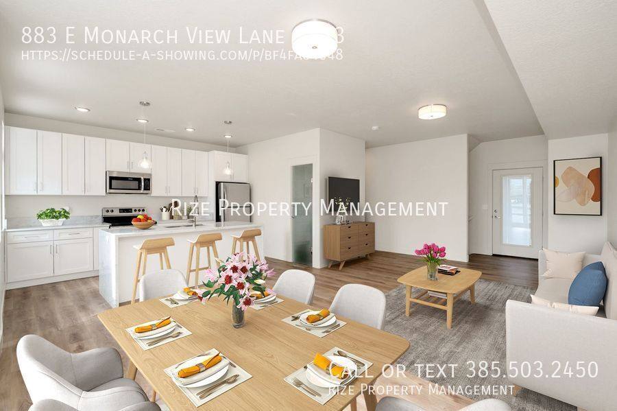 Townhouse for rent at 883 E Monarch View Lane #883, Salt Lake City, UT 84106