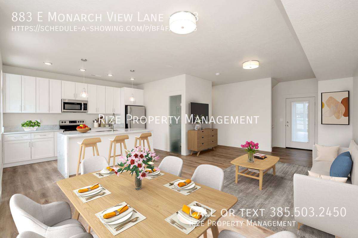 Townhouse for rent at 883 E Monarch View Lane, Salt Lake City, UT 84106