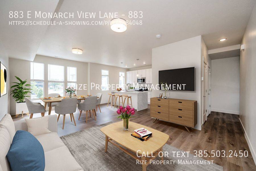Townhouse for rent at 883 E Monarch View Lane #883, Salt Lake City, UT 84106