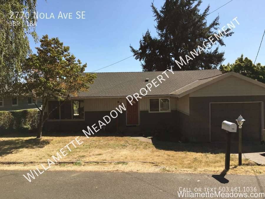 House for rent at 2770 Nola Ave SE, Salem, OR 97302