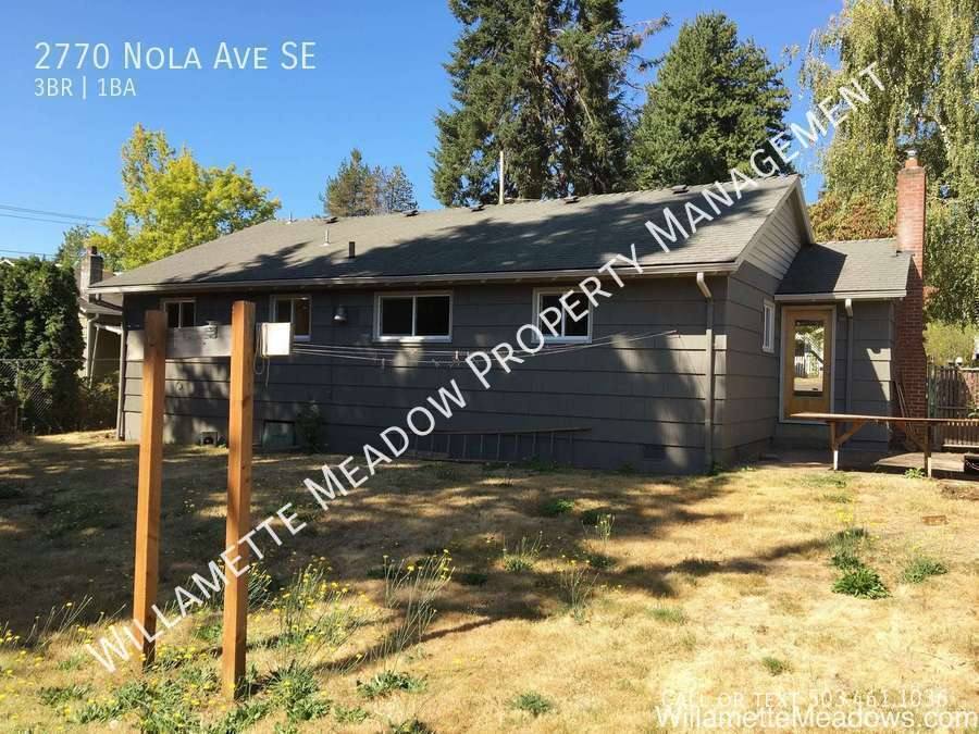 House for rent at 2770 Nola Ave SE, Salem, OR 97302