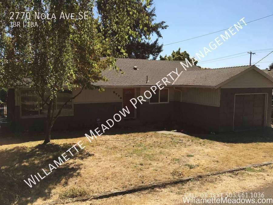 House for rent at 2770 Nola Ave SE, Salem, OR 97302