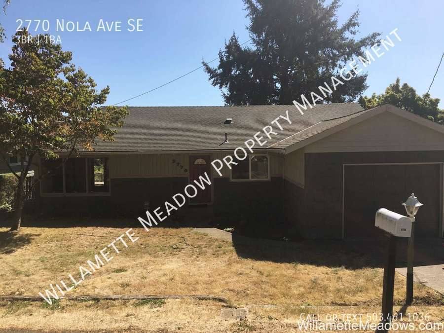 House for rent at 2770 Nola Ave SE, Salem, OR 97302