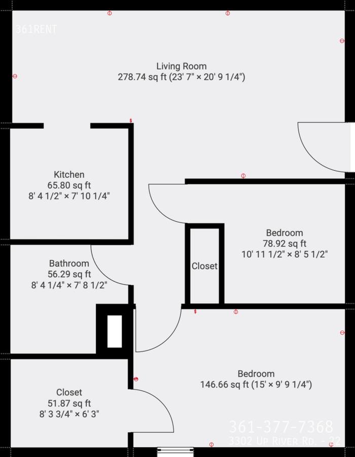 Apartment for rent at 3302 Up River Rd #22, Corpus Christi, TX 78408