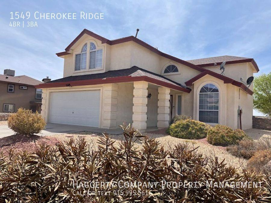House for rent at 1549 Cherokee Ridge, El Paso, TX 79912