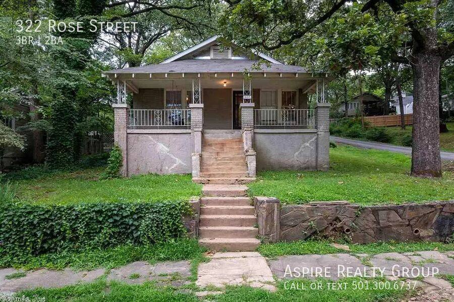 House for rent at 322 Rose St, Little Rock, AR 72205