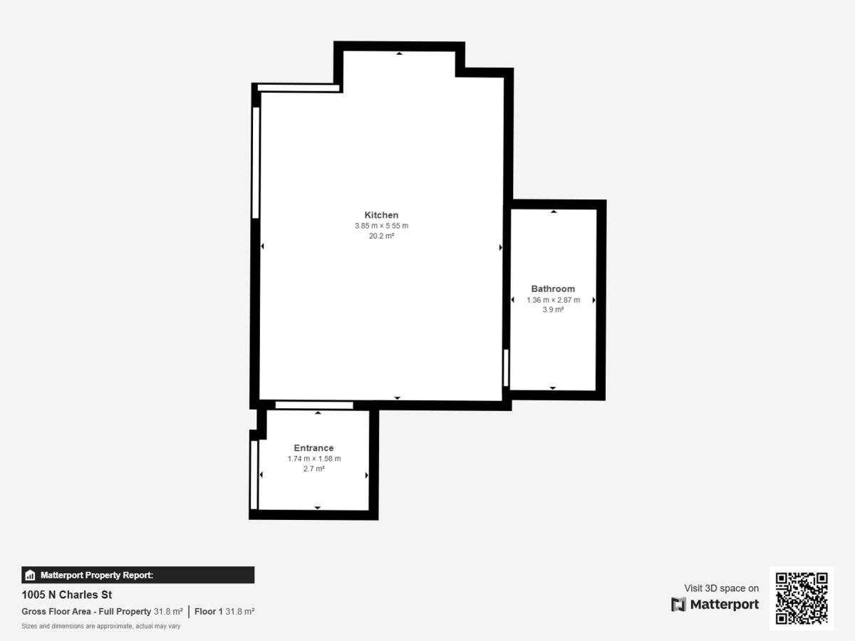 Apartment for rent at 1005 N Charles St, Baltimore, MD 21201