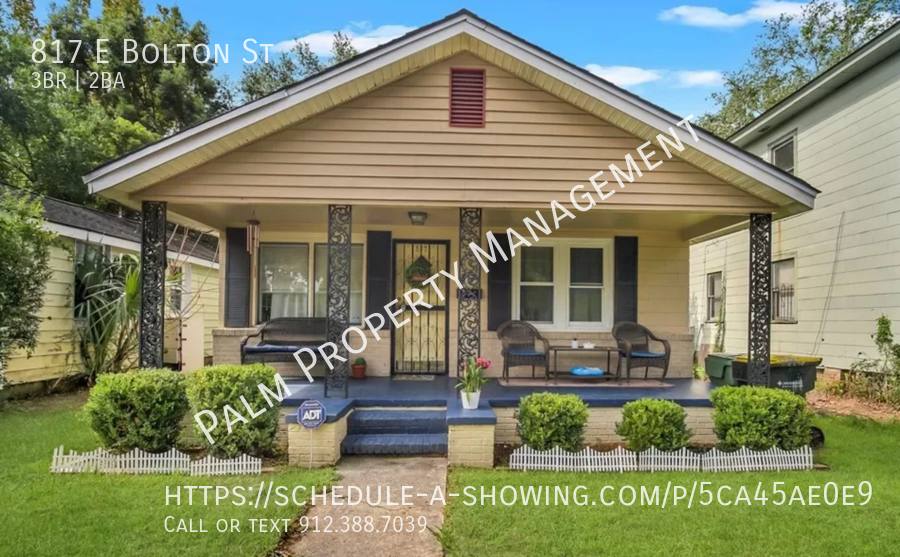 House for rent at 817 E Bolton St, Savannah, GA 31401
