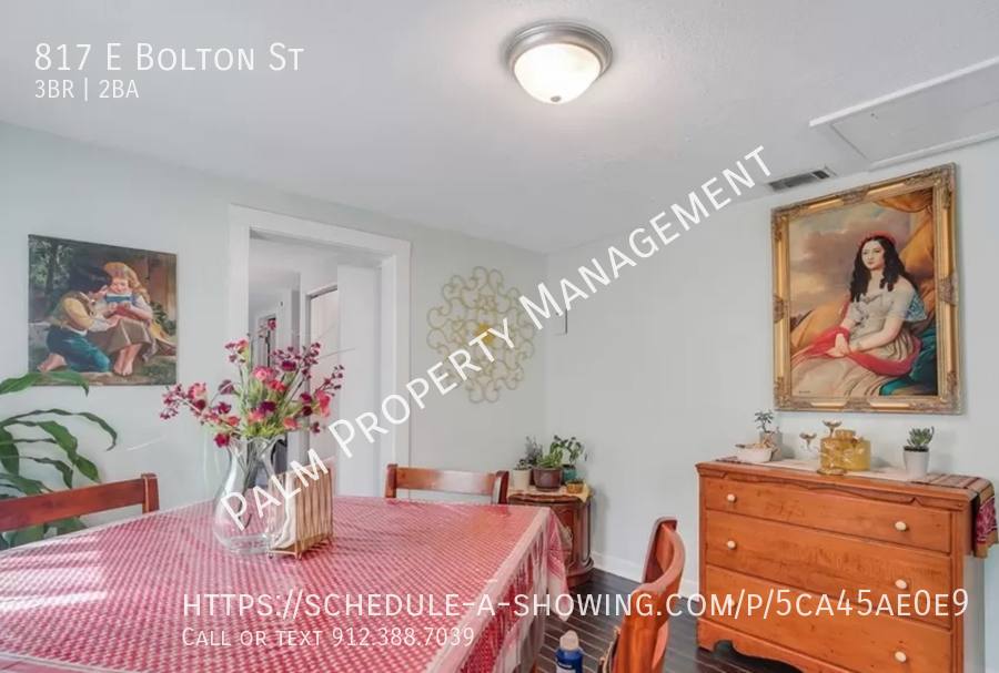 House for rent at 817 E Bolton St, Savannah, GA 31401