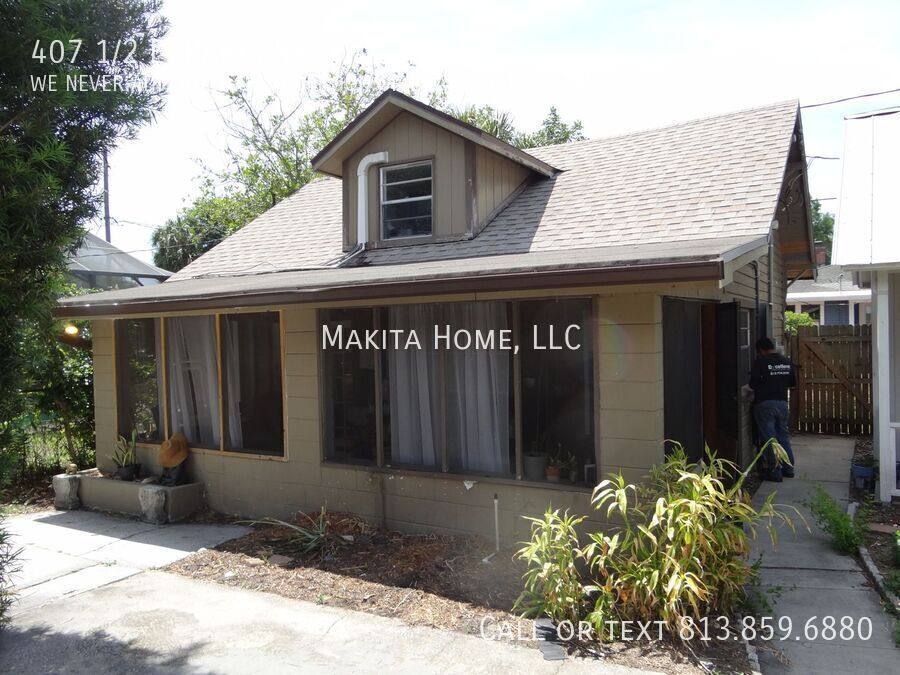 House for rent at 407 1 2 E Paris St, Tampa, FL 33604
