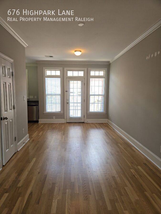 Townhouse for rent at 676 Highpark Lane, Raleigh, NC 27608
