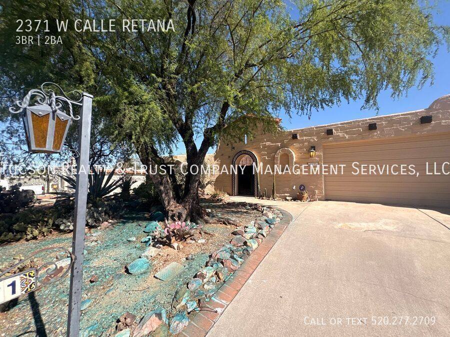 House for rent at 2371 W Calle Retana, Tucson, AZ 85745