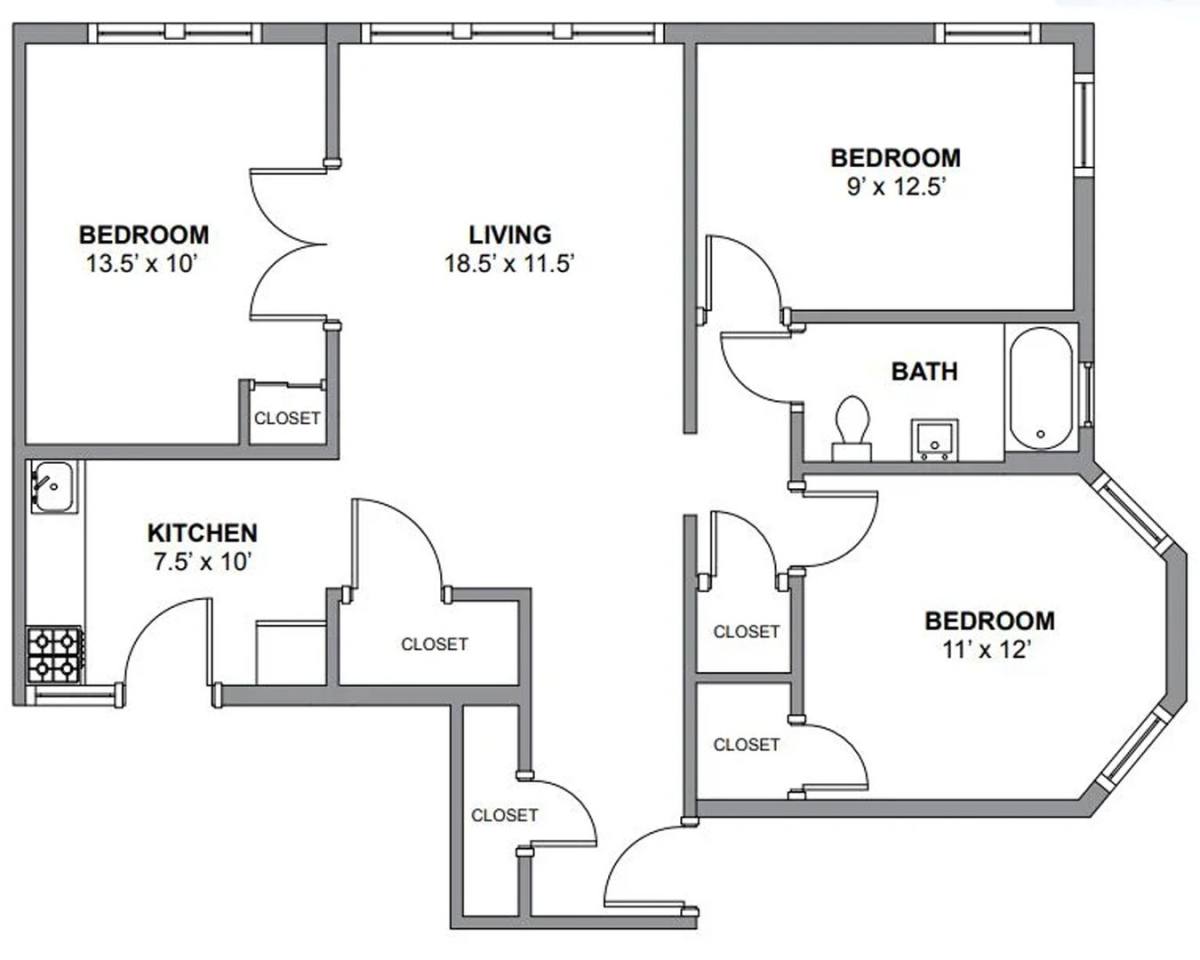Apartment for rent at 632 W Stratford Place, Chicago, IL 60657