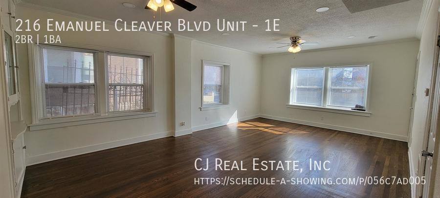 Apartment for rent at 216 Emanuel Cleaver Blvd #1E, Kansas City, MO 64112