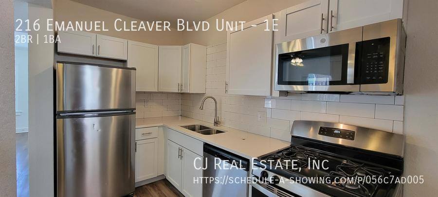 Apartment for rent at 216 Emanuel Cleaver Blvd #1E, Kansas City, MO 64112