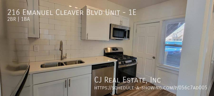 Apartment for rent at 216 Emanuel Cleaver Blvd #1E, Kansas City, MO 64112
