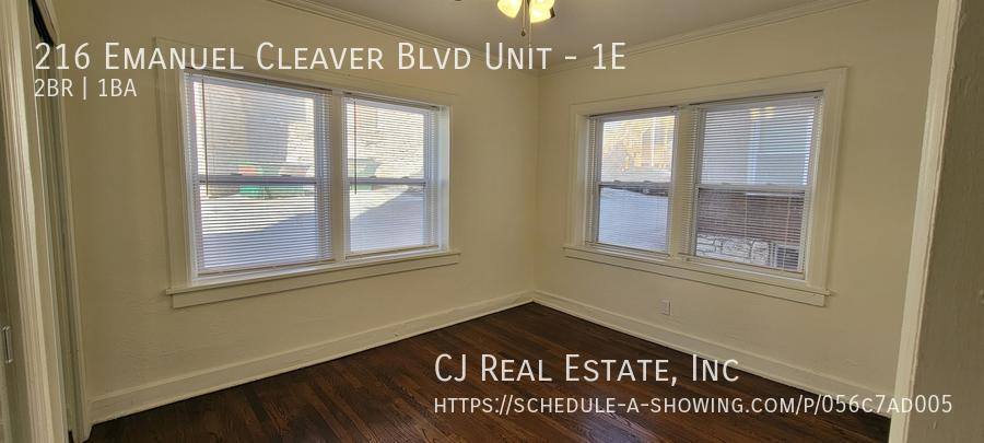 Apartment for rent at 216 Emanuel Cleaver Blvd #1E, Kansas City, MO 64112