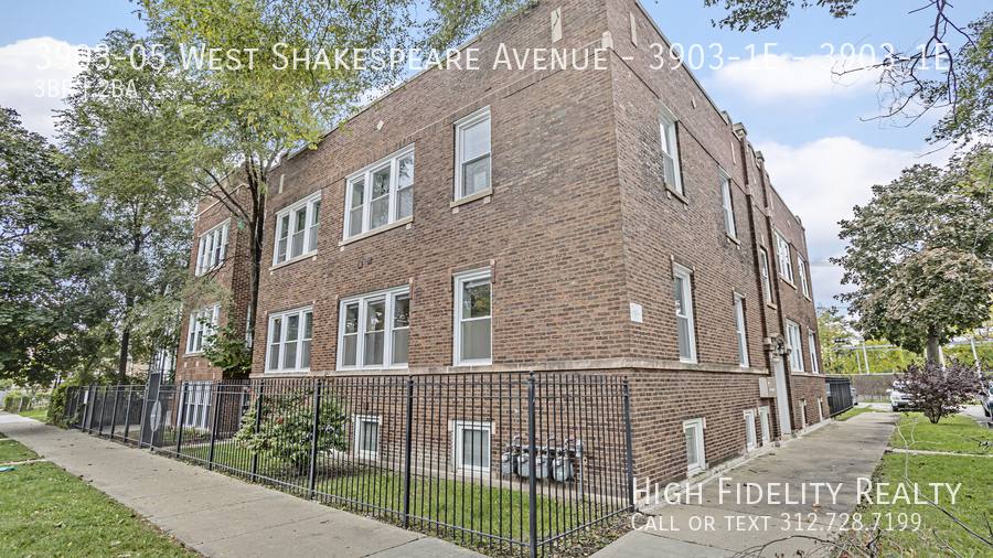 Apartment for rent at 3903-05 W Shakespeare Ave #1E, Chicago, IL 60647
