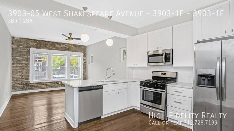 Apartment for rent at 3903-05 W Shakespeare Ave #1E, Chicago, IL 60647