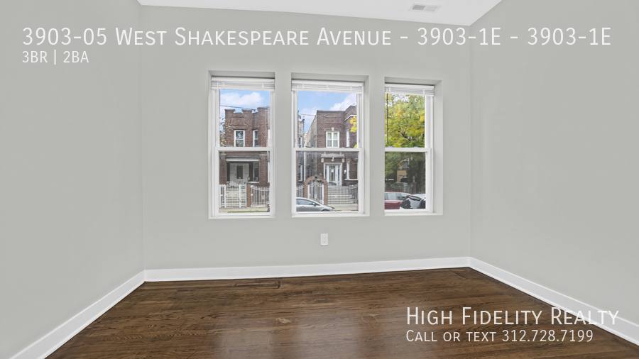 Apartment for rent at 3903-05 W Shakespeare Ave #1E, Chicago, IL 60647