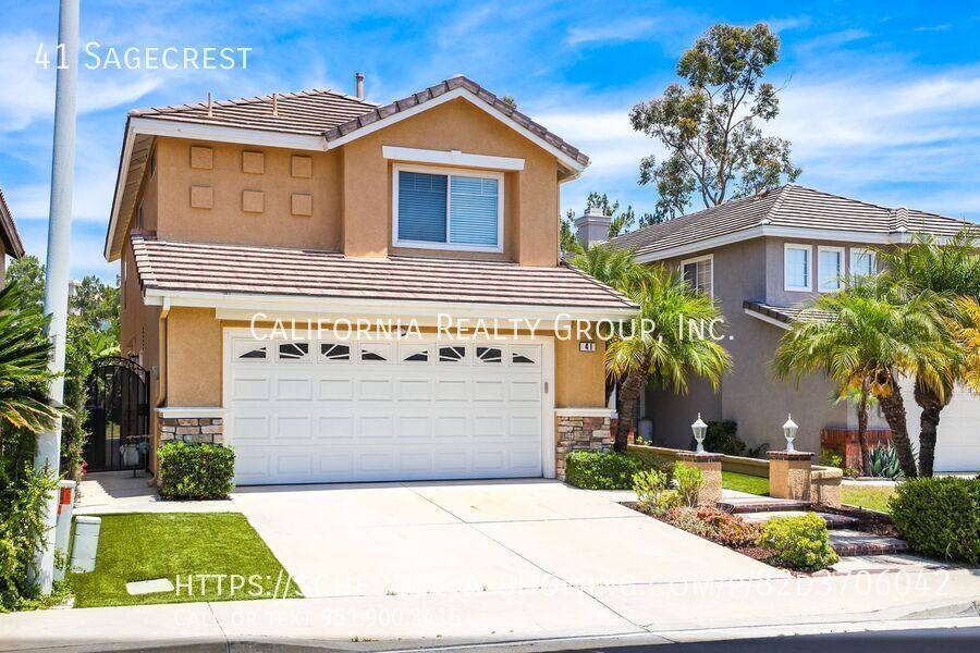 House for rent at 41 Sagecrest, Foothill Ranch, CA 92610
