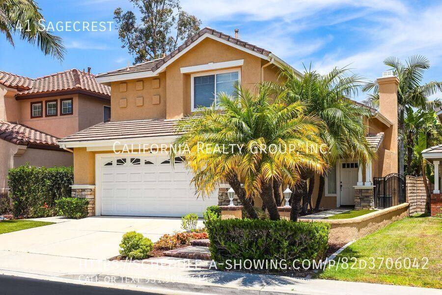 House for rent at 41 Sagecrest, Foothill Ranch, CA 92610