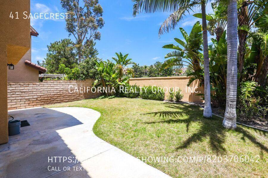 House for rent at 41 Sagecrest, Foothill Ranch, CA 92610