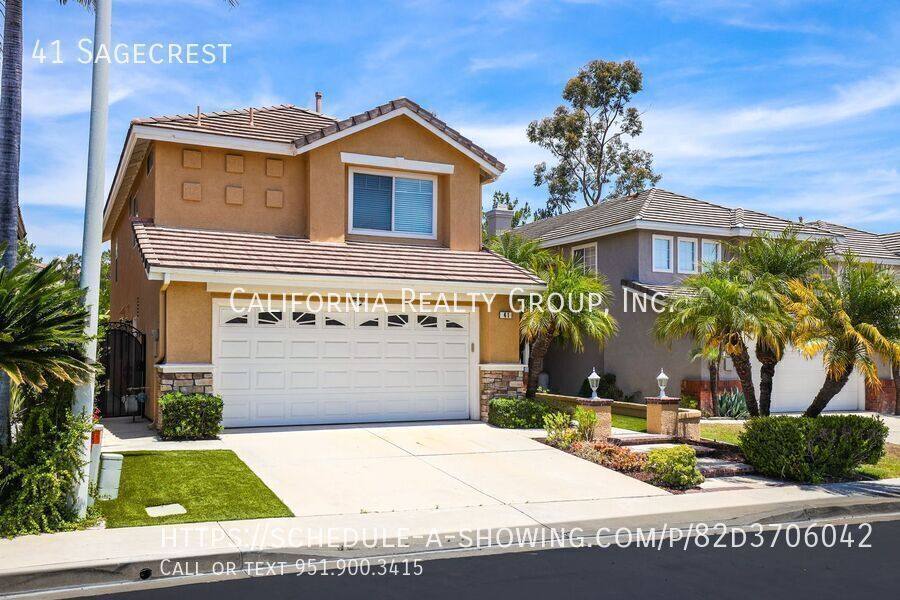 House for rent at 41 Sagecrest, Foothill Ranch, CA 92610