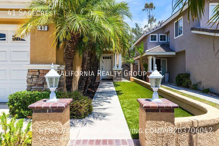 House for rent at 41 Sagecrest, Foothill Ranch, CA 92610