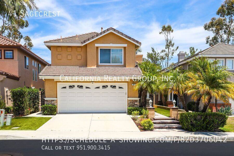 House for rent at 41 Sagecrest, Foothill Ranch, CA 92610
