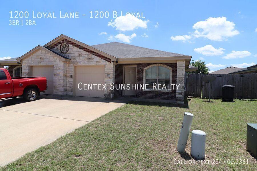 Apartment for rent at 1200 Loyal Lane #1200 B, Killeen, TX 76549
