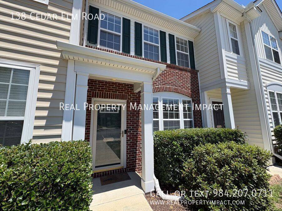 Townhouse for rent at 138 Cedar Elm Rd, Durham, NC 27713