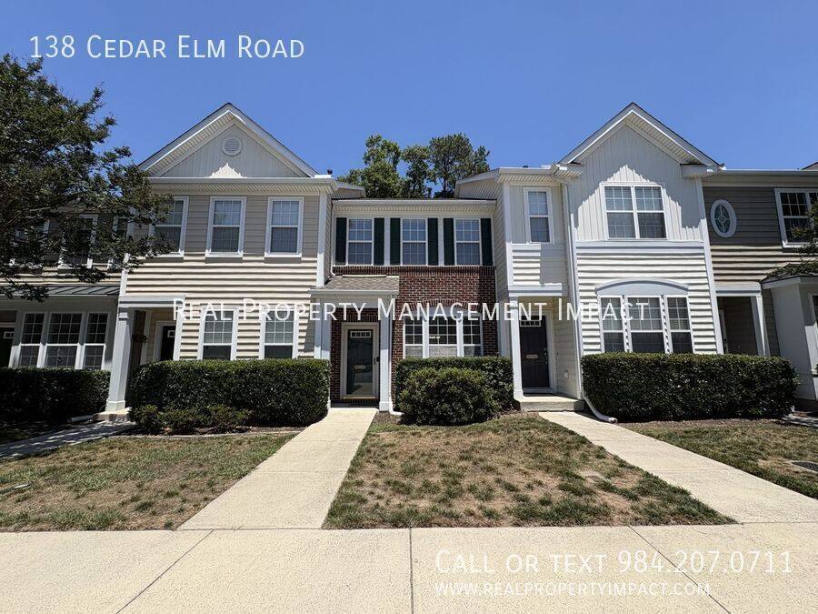 Townhouse for rent at 138 Cedar Elm Rd, Durham, NC 27713
