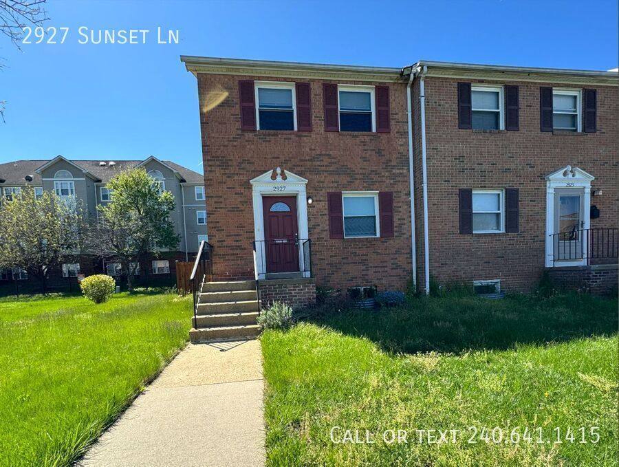 Townhouse for rent at 2927 Sunset Lane, Suitland, MD 20746