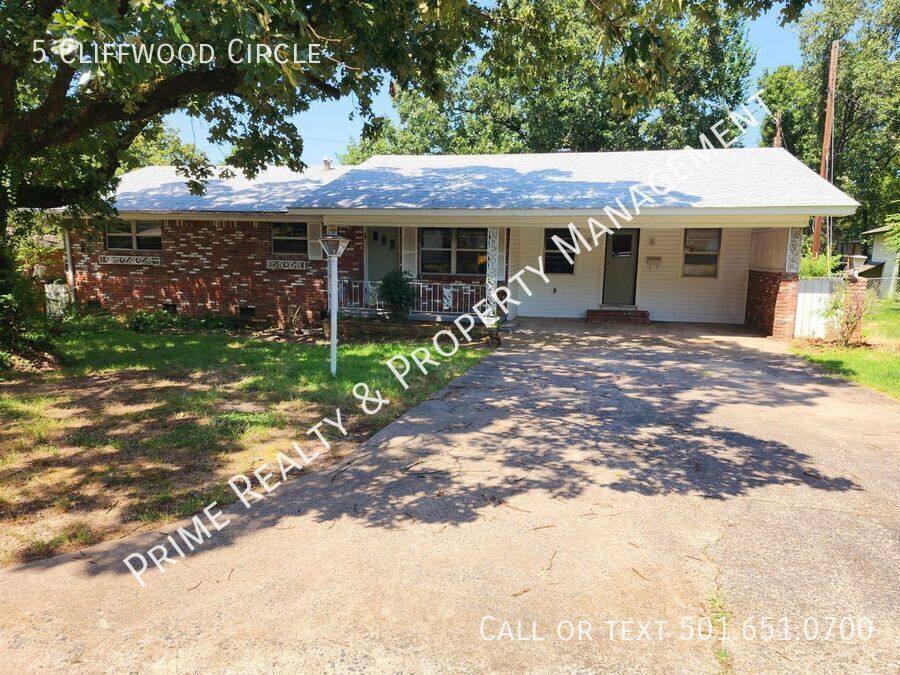 House for rent at 5 Cliffwood Circle, North Little Rock, AR 72118