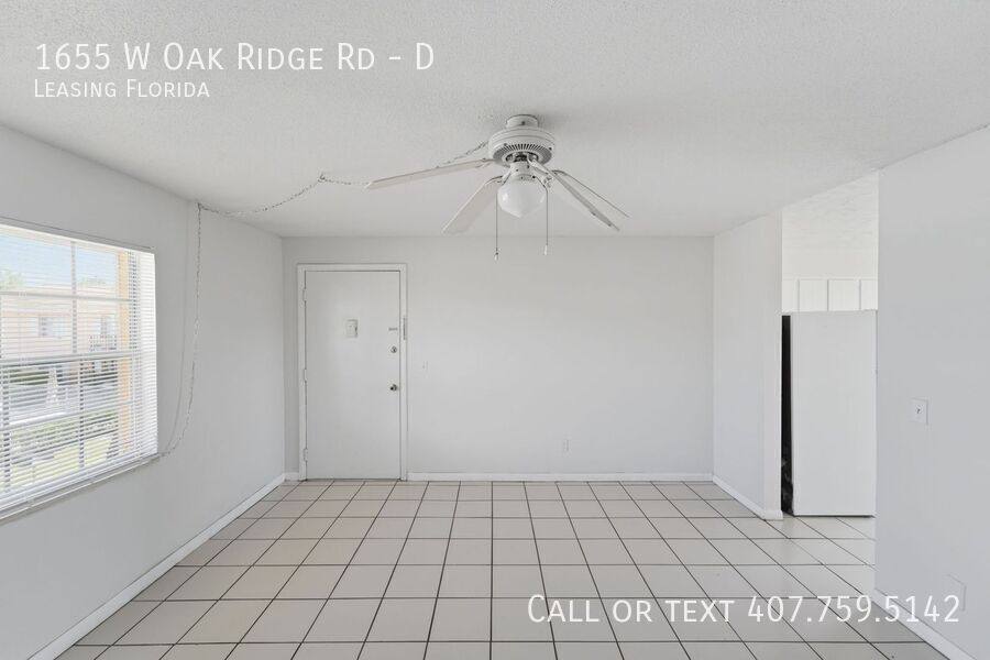 Apartment for rent at 1655 W Oak Ridge Rd #D, Orlando, FL 32809