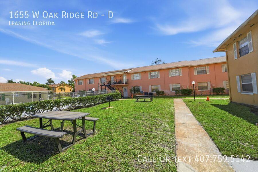 Apartment for rent at 1655 W Oak Ridge Rd #D, Orlando, FL 32809