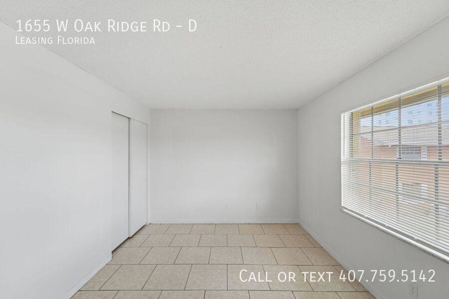 Apartment for rent at 1655 W Oak Ridge Rd #D, Orlando, FL 32809